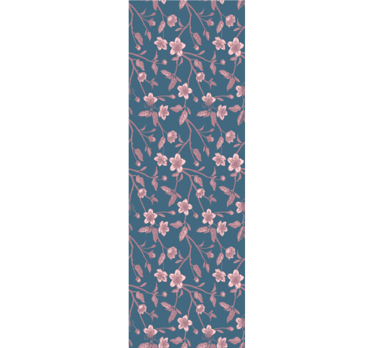 Tapet flori înflori de ramură roz - TenStickers