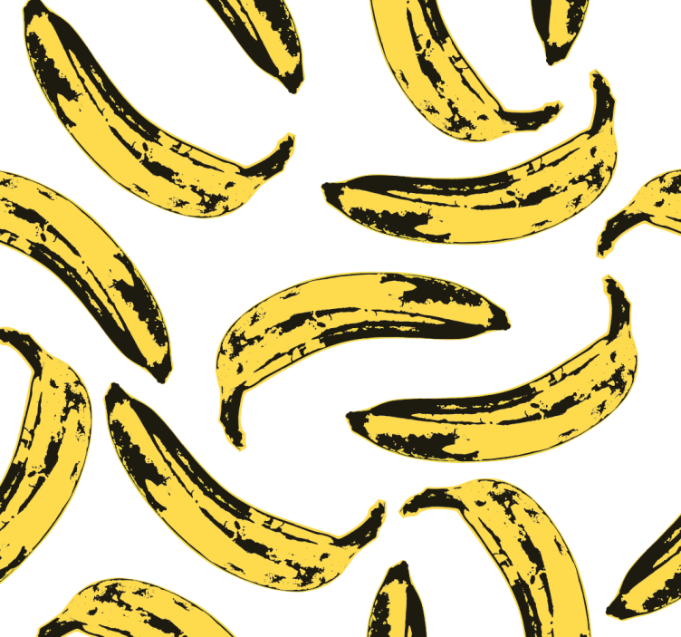 Tapet de artă banane warhol - TenStickers
