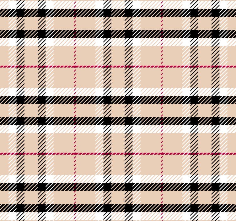 tapet dormitor tartan burberry - TenStickers
