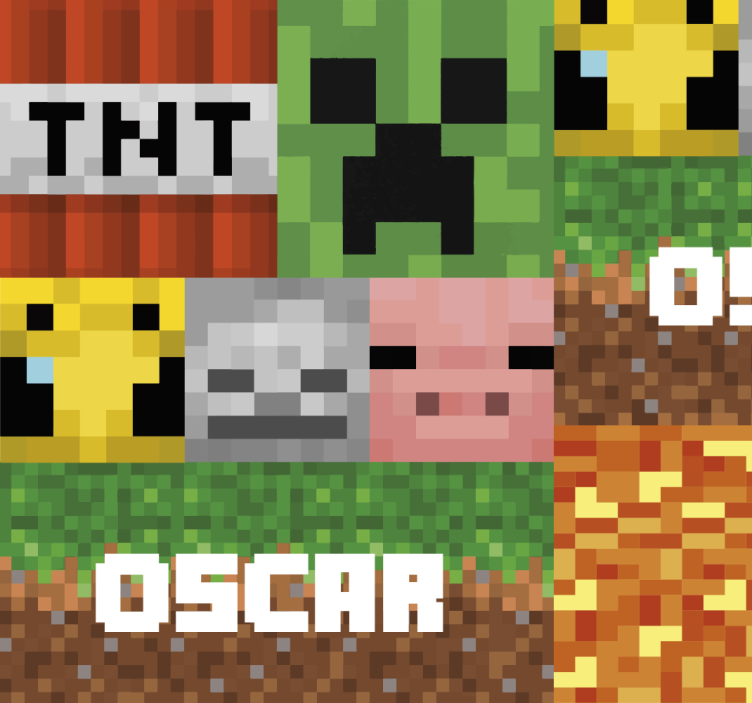 Tapet tineret model geometric pentru jocuri - TenStickers