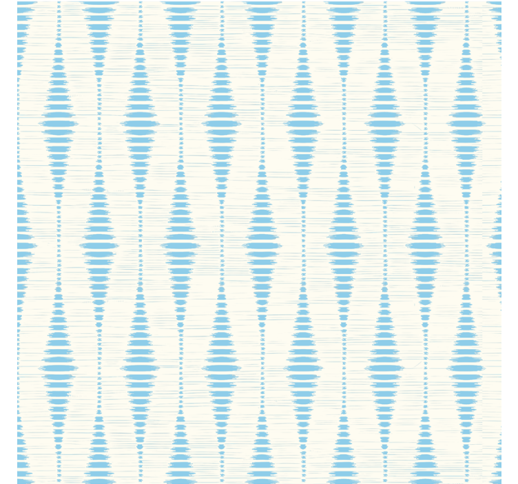 Geometric tapet ikat rabaul albastru deschis - TenStickers