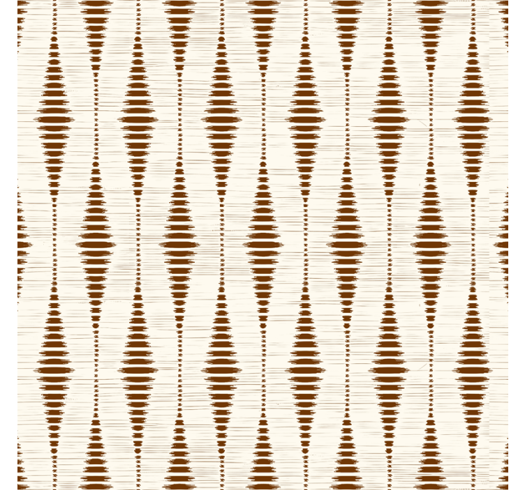 Geometric tapet rabaul ikat maro ciocolatiu - TenStickers