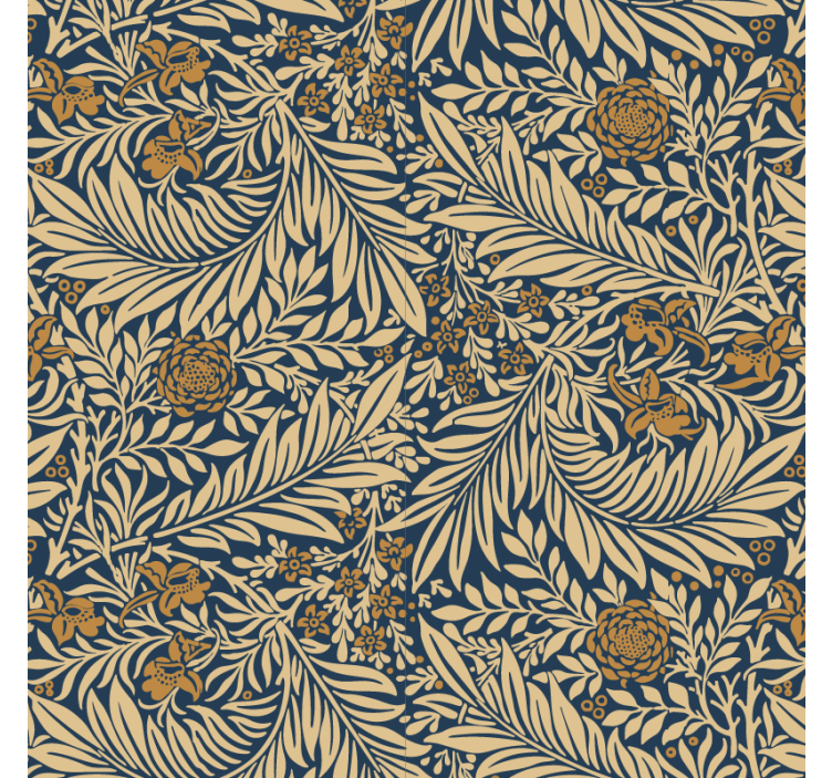 Tapet camera de zi floral vintage - TenStickers