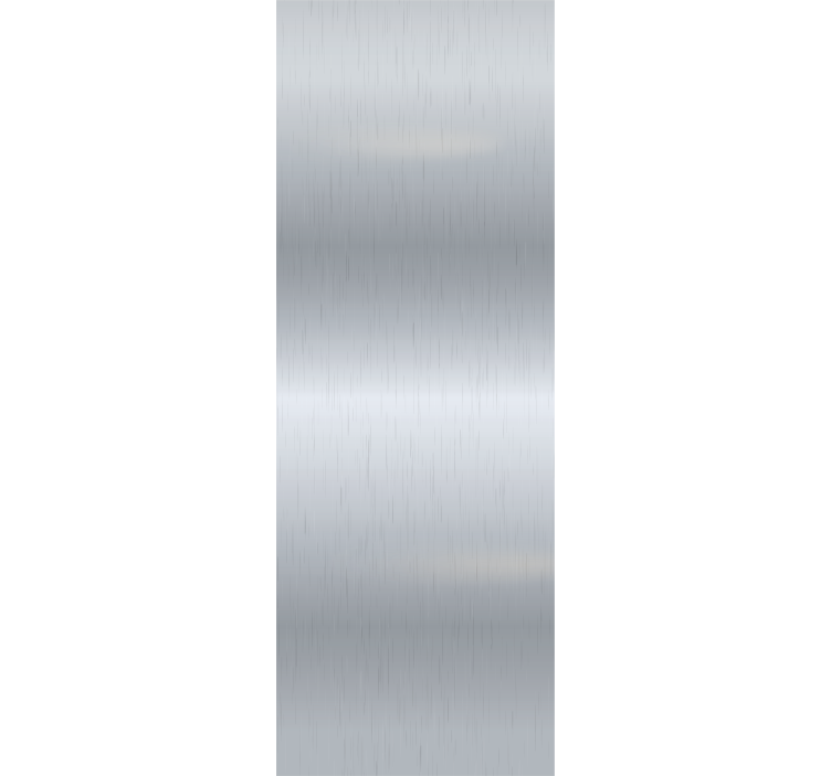 Tapet ornamental imitație de oțel gri - TenStickers