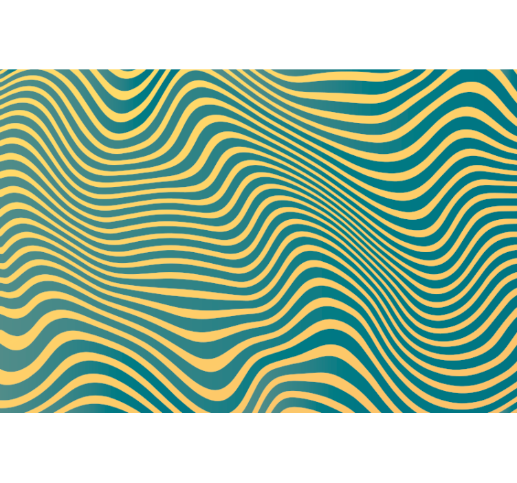 Tapet dormitor linii retro - TenStickers