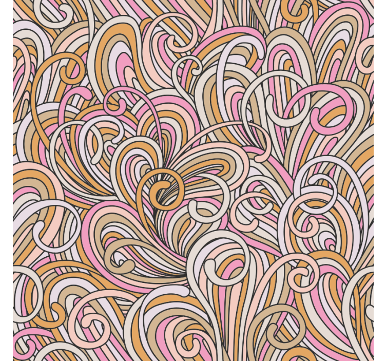 Tapet dormitor kallax abstract - TenStickers