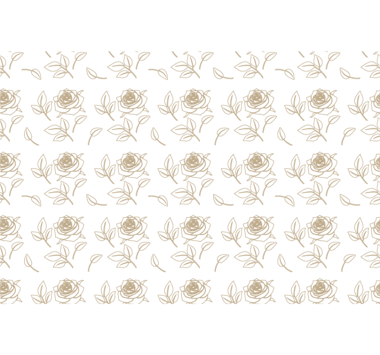 Tapet ornamental cu model elegant de trandafiri - TenStickers