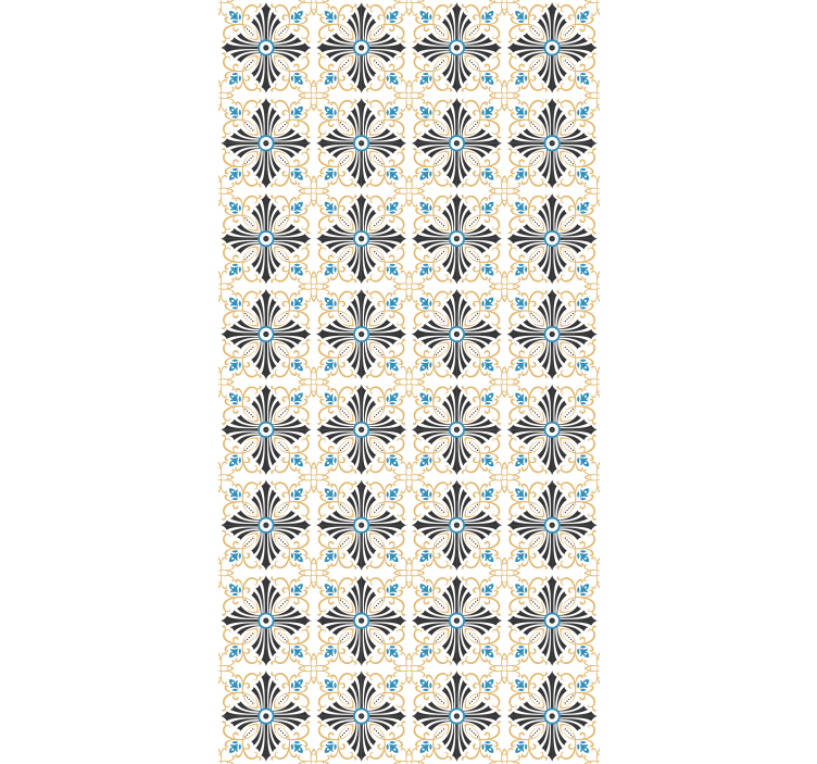 Tapet dormitor plăci botanice retro - TenStickers