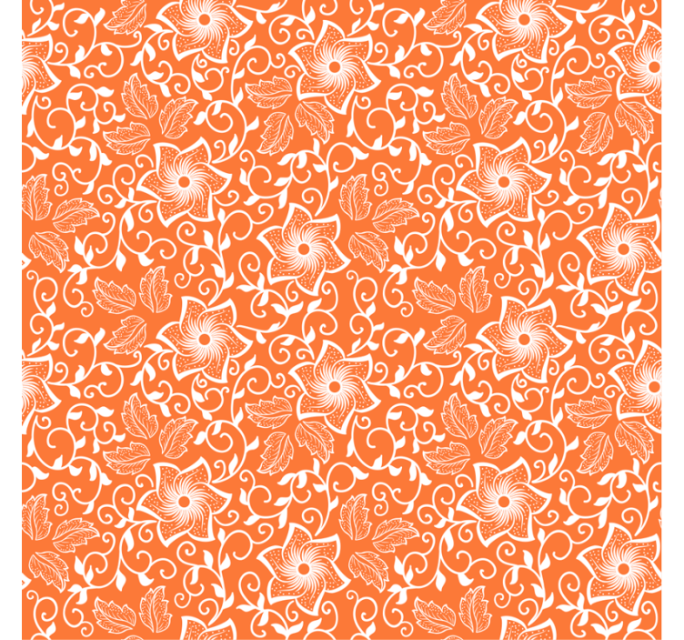 Tapet dormitor cu motiv floral stratificat - TenStickers