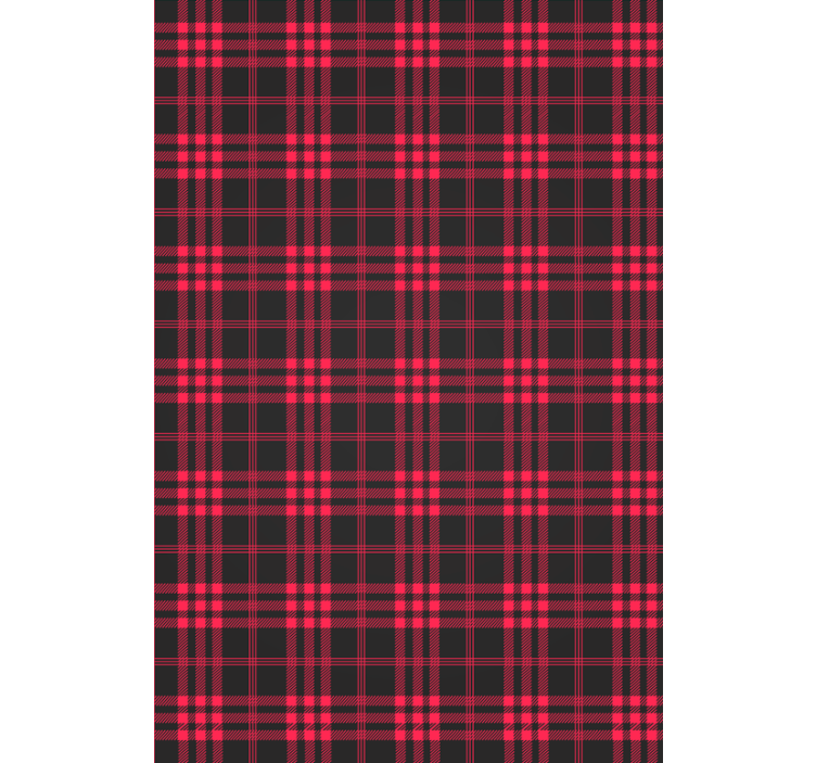 Crăciun tapet model tartan de crăciun - TenStickers