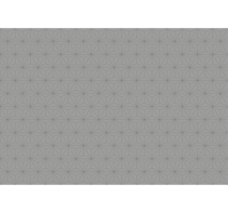 Birou tapet triunghiuri din beton gri - TenStickers