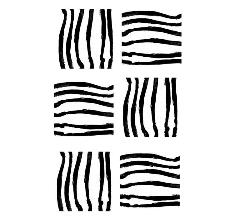 Tapet hol dungi alb-negru - TenStickers