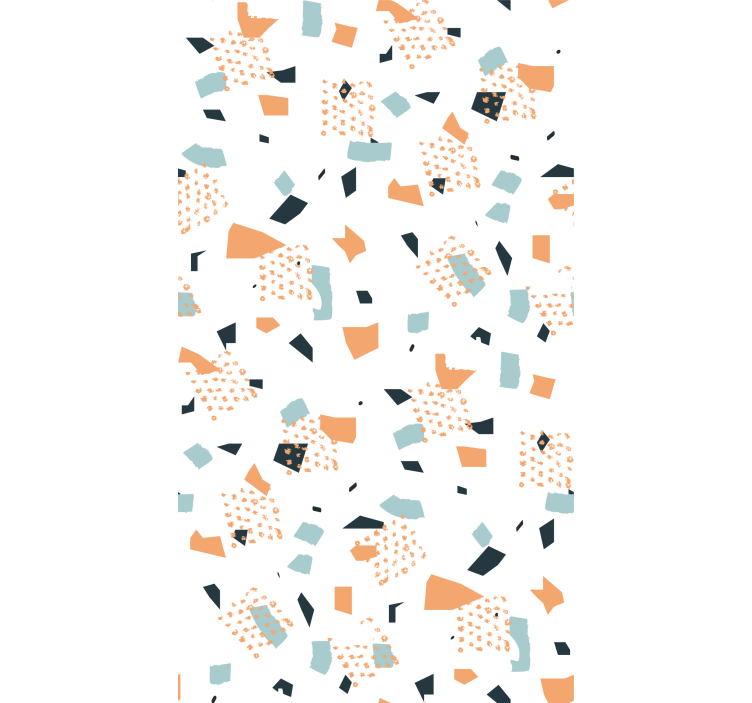 Tapet hol model figuri pastelate neregulate - TenStickers