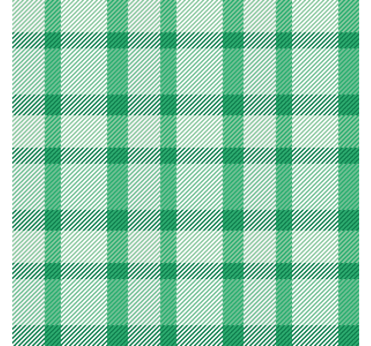 Tapet hol pătrate verzi și albe cu model - TenStickers