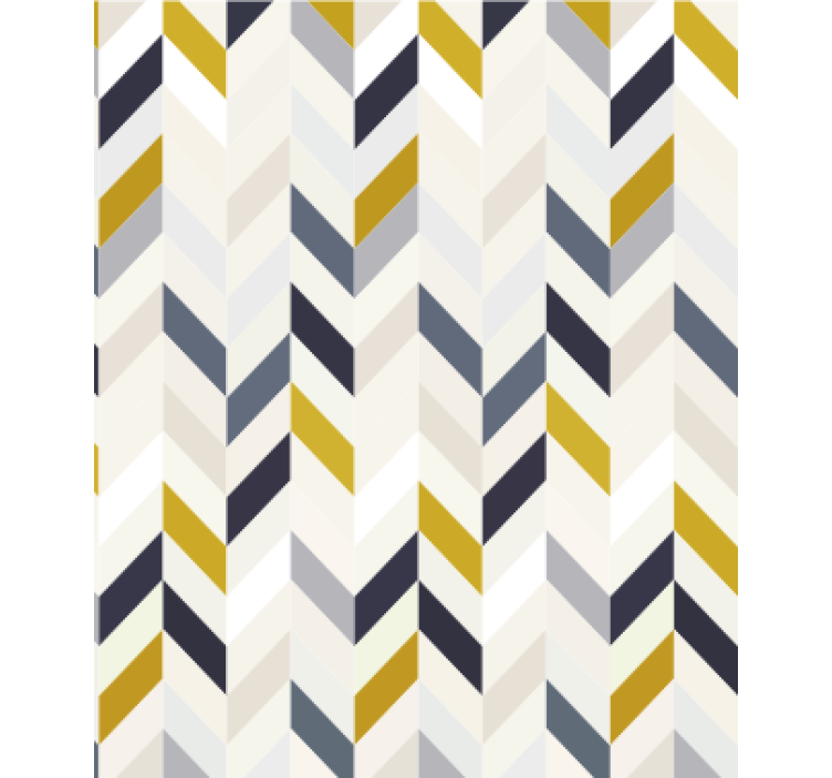 Tapet de sufragerie model zigzag chevron - TenStickers