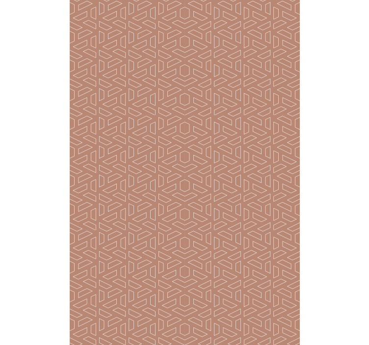 Tapet geometric element stilat maro - TenStickers