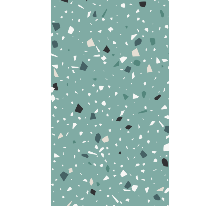 Tapet textură terrazzo aquamarine - TenStickers