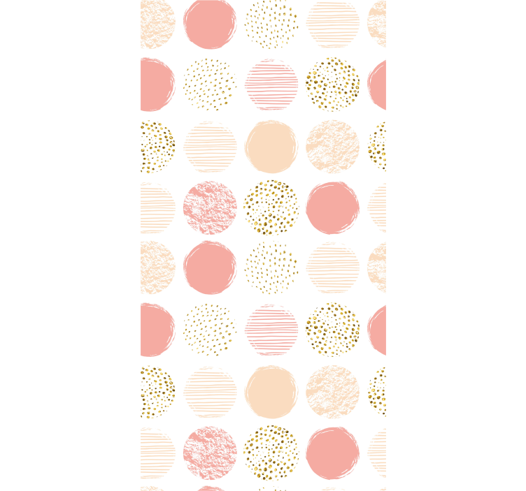 Tapet modern varietate puncte pastelate - TenStickers