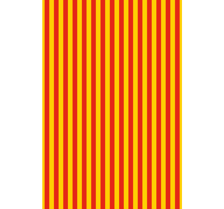 Tapet modern dungi galbene și roșii - TenStickers