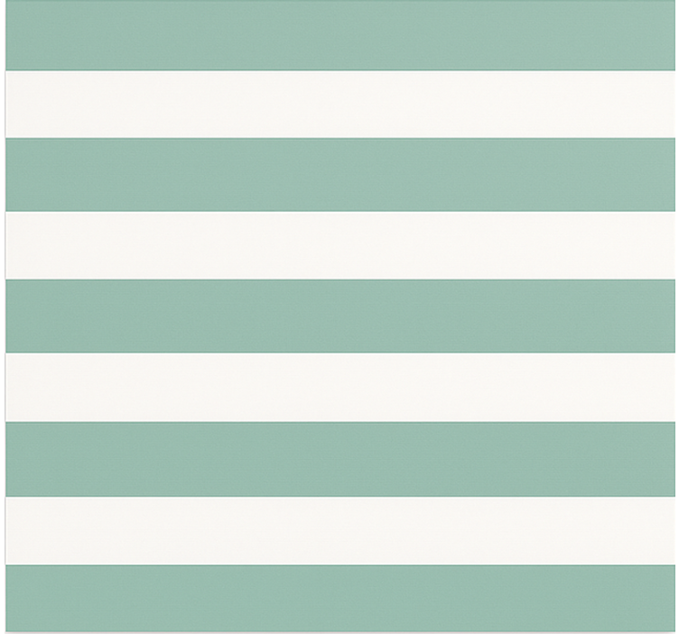 Tapet de sufragerie verde teal cu dungi - TenStickers
