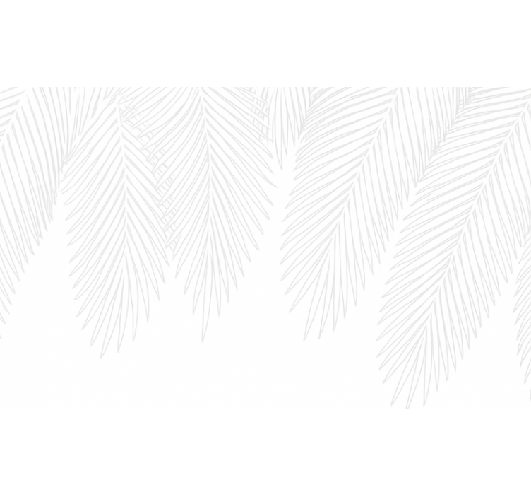 Tapet dormitor palmier neutru - TenStickers