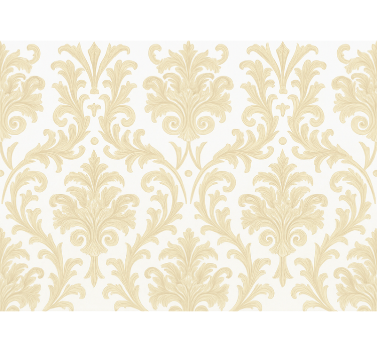 Tapet dormitor decor cu model salvie neutru - TenStickers