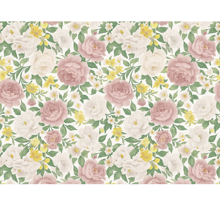 Tapet dormitor motiv botanic misterios fumuriu - TenStickers