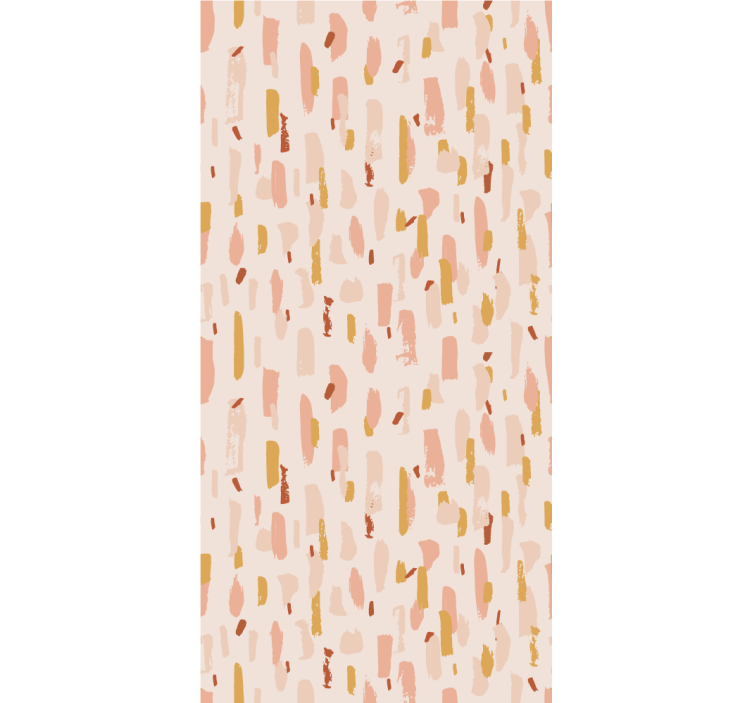 Tapet dormitor vopsea periată în formă de petale - TenStickers