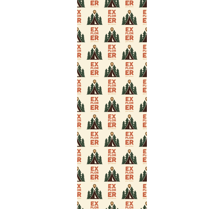 Tapet dormitor explorând aventura campingului - TenStickers