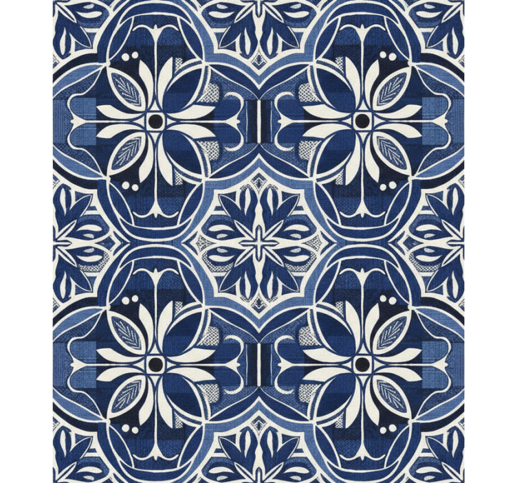 Tapet bleumarin model țesături navy - TenStickers