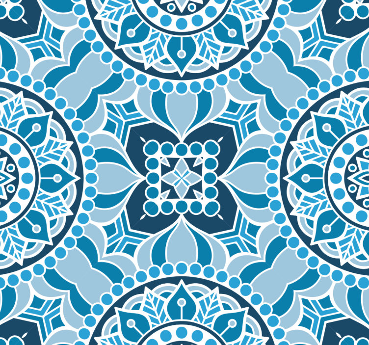 Tapet ornamental în stil mandala - TenStickers