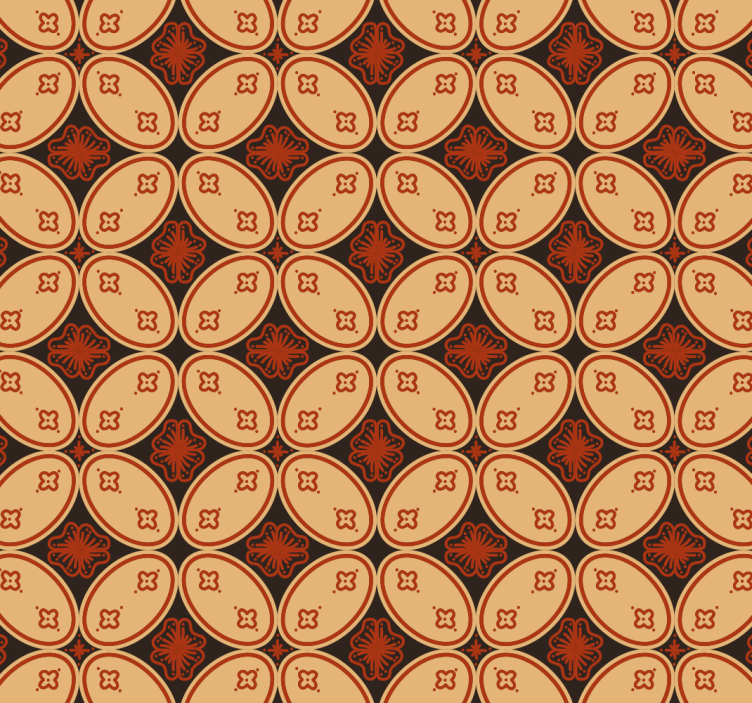 Tapet vintage motive retro - TenStickers