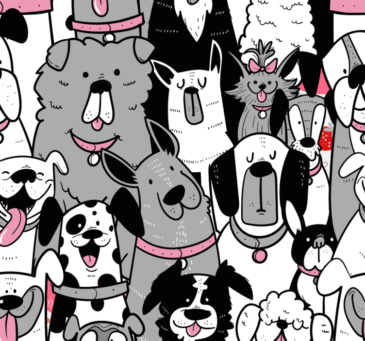 Tapet de câini tapet pentru copii - TenStickers