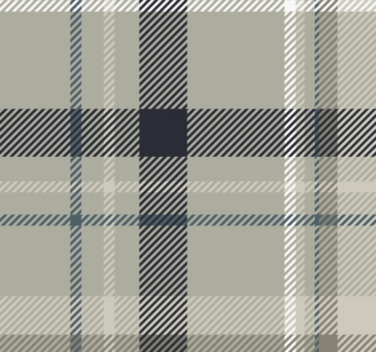 Tapet texturat tartan verde urban - TenStickers