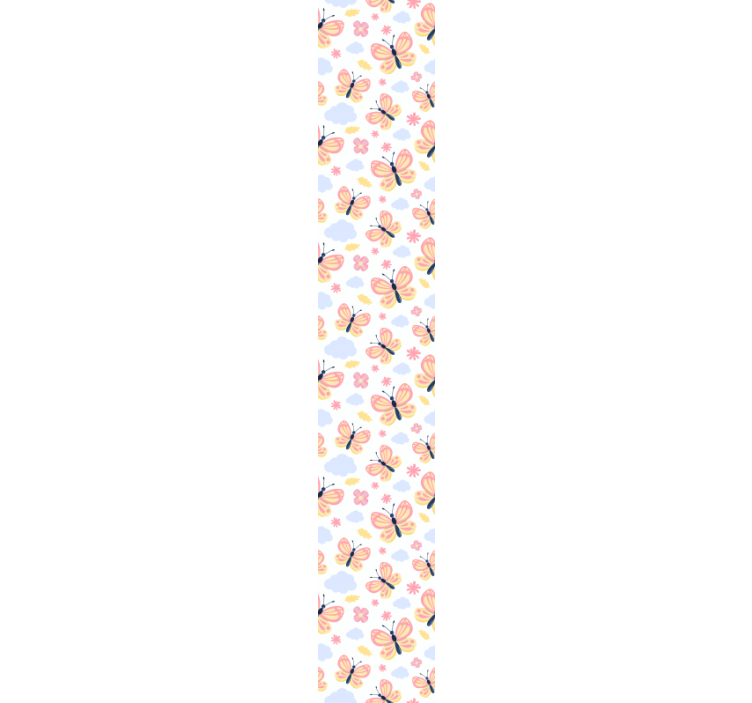 Fluture tapet modele de nor fluture - TenStickers