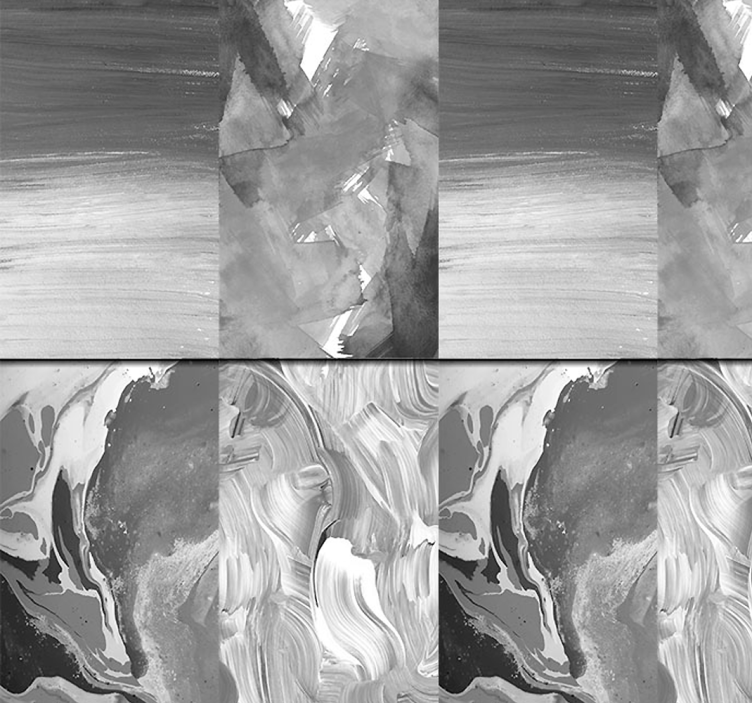 Tapet abstracție de după-amiază tulbure - TenStickers