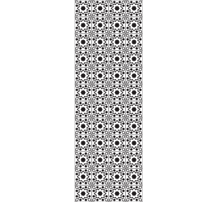 Tapet gresie ansamblu de plăci geometrice - TenStickers