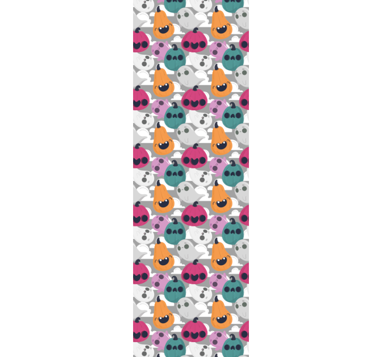 Tapet Halloween model jucăuș de dovleac - TenStickers