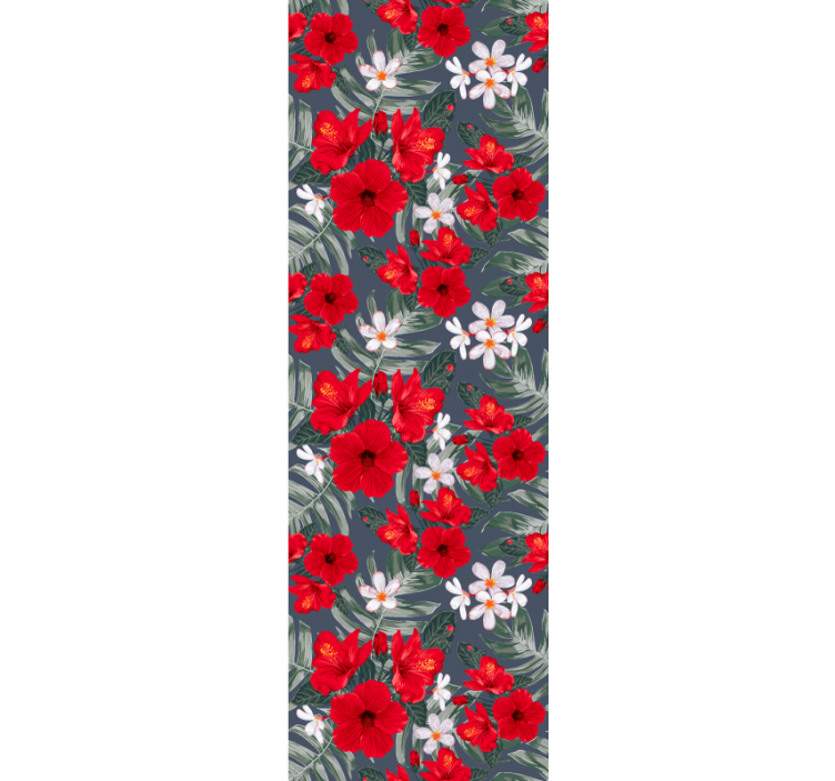 Tapet de nunta cu model floral - TenStickers