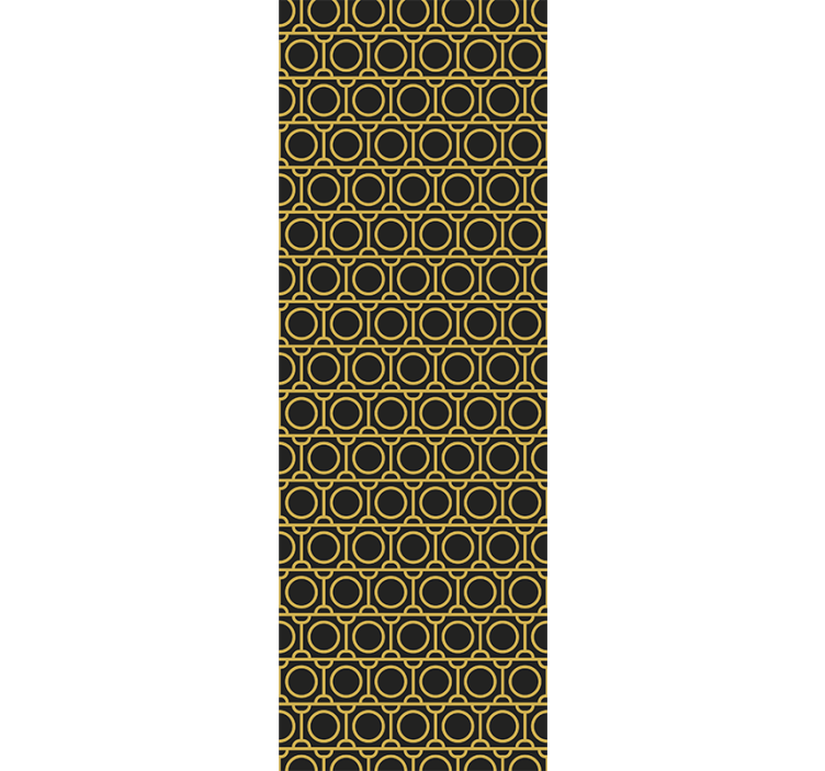 Tapet geometric inele geometrice - TenStickers