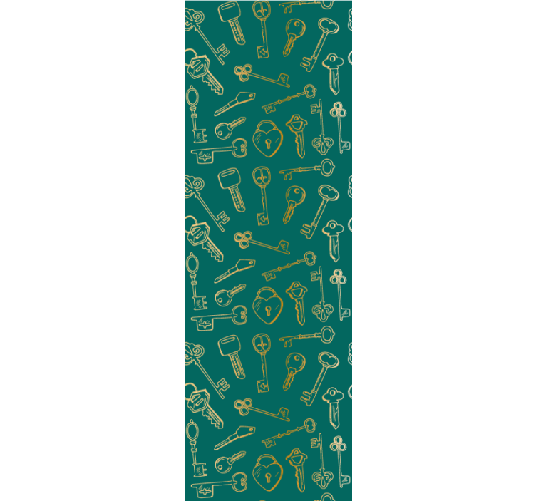 Tapet ornamental modele cheie vintage - TenStickers