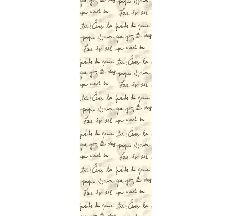 Tapet cu model de scris de mână vintage - TenStickers