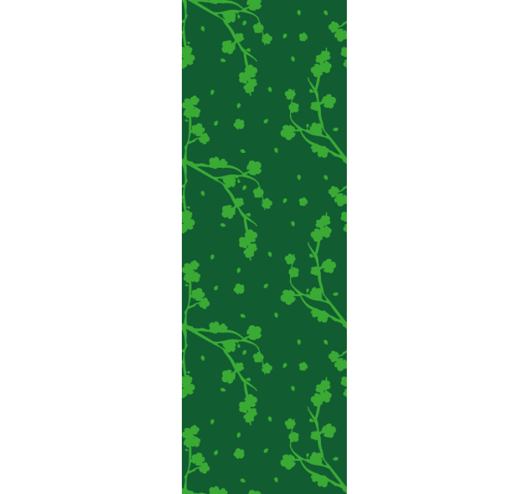 Tapet de frunze verdeata botanica - TenStickers