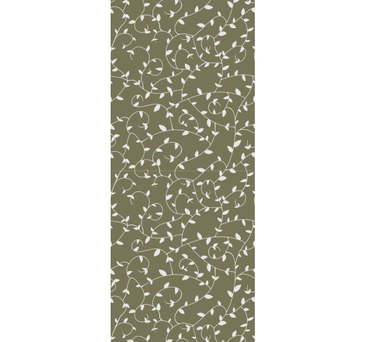 Tapet ornamental vârtejele botanice - TenStickers