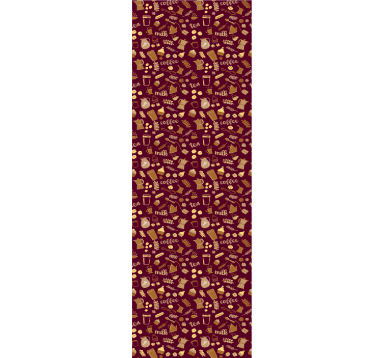 tapet bucătărie model cu motiv pentru băuturi - TenStickers