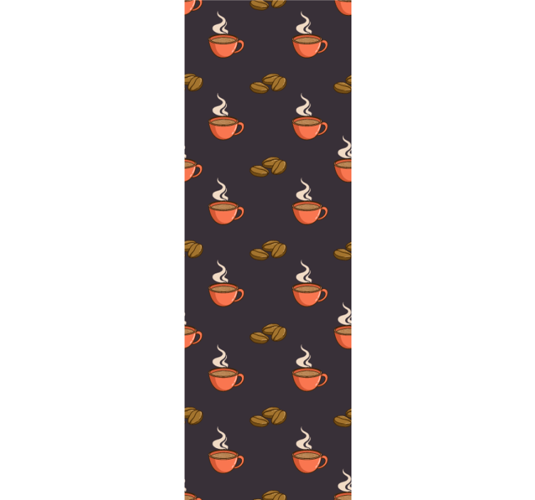 Tapet personalizabil model de cafea - TenStickers