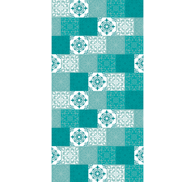 Tapet gresie placi ornamentale - TenStickers