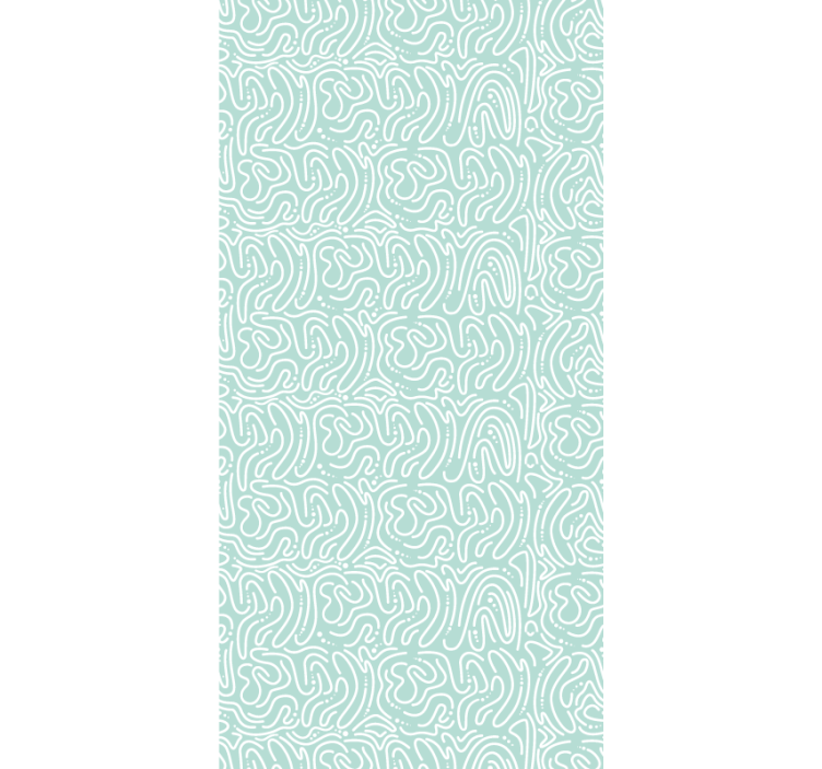 Tapet abstract labirint verde - TenStickers