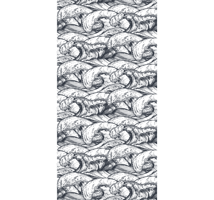 Tapet natura modelul valurilor oceanului - TenStickers