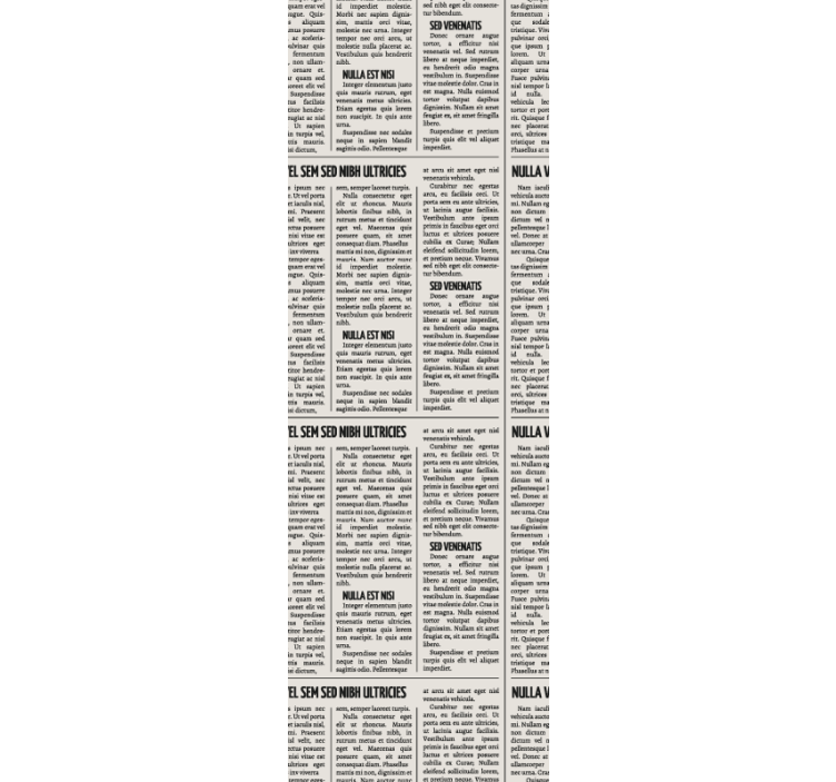 Tapet vintage de design ziar - TenStickers